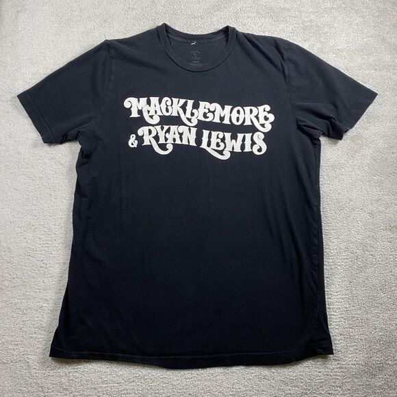 Macklemore And Ryan Lewis 2013 World Tour‎ Tshirt Women's Large Black - Picture 2 of 8